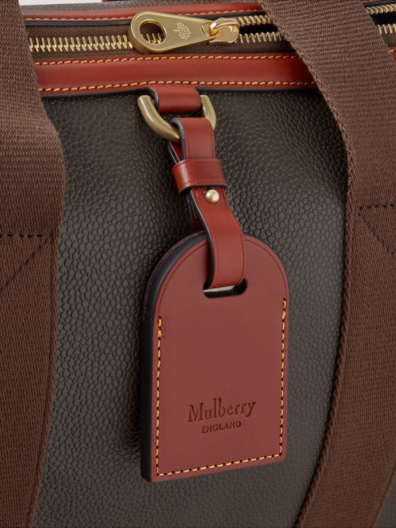 Mulberry Heritage Day Clipper Mole & Cognac Printed Eco Scotchgrain & Flat Calf